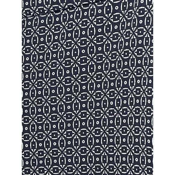 Adrianna Papell Blue White Geometric Straight Leg Work Pants Size 6 - Picture 6 of 8